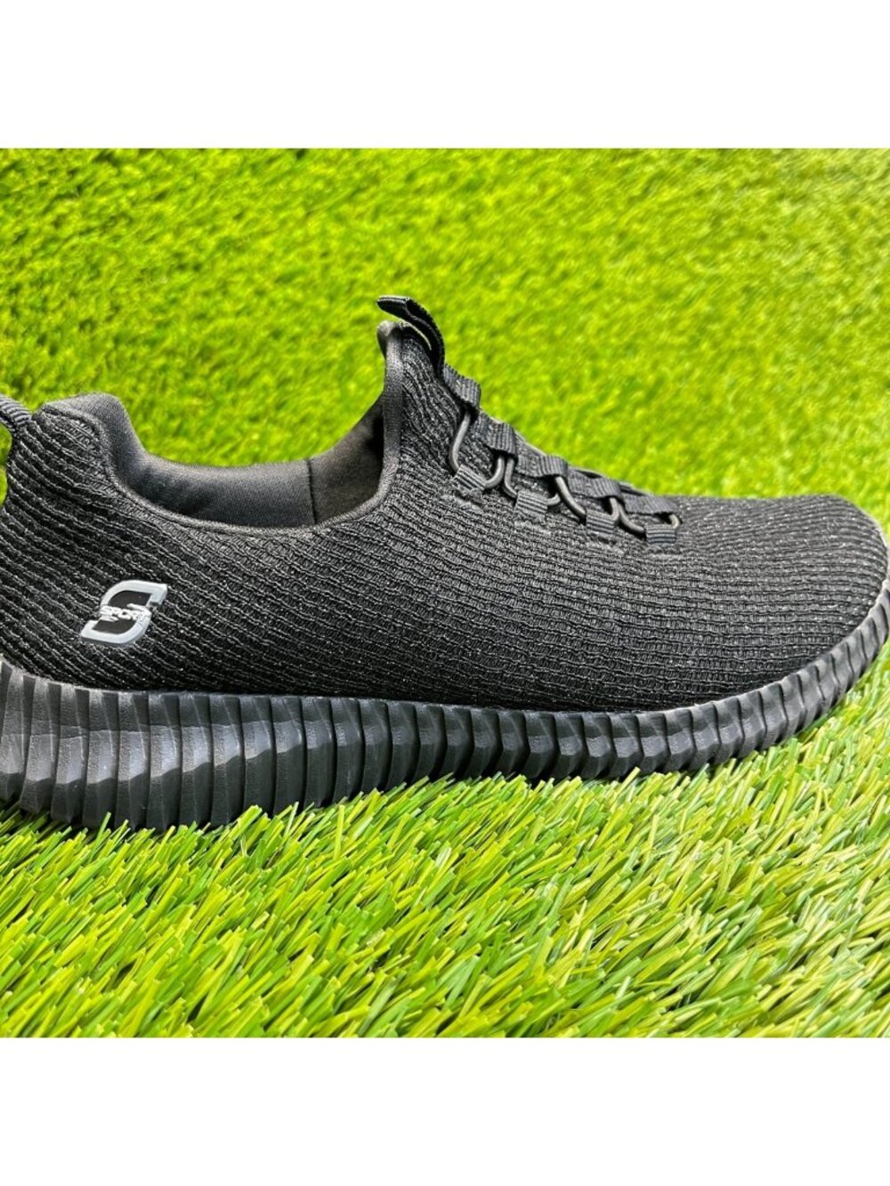Skechers Charlize Womens Size 6.5 Triple Black Athletic Running Shoes Sneakers